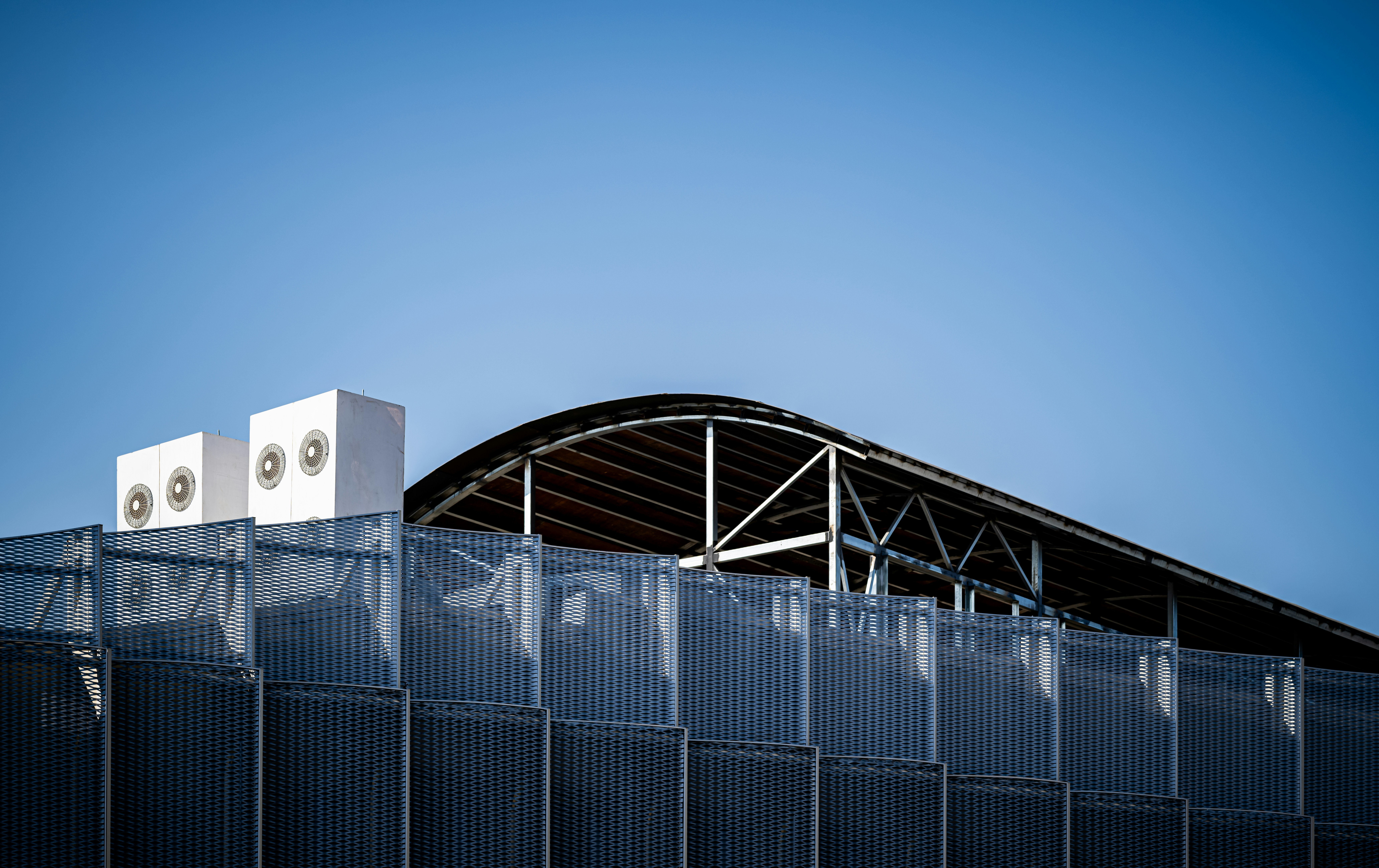 Commercial HVAC system installation — visual atmosphere