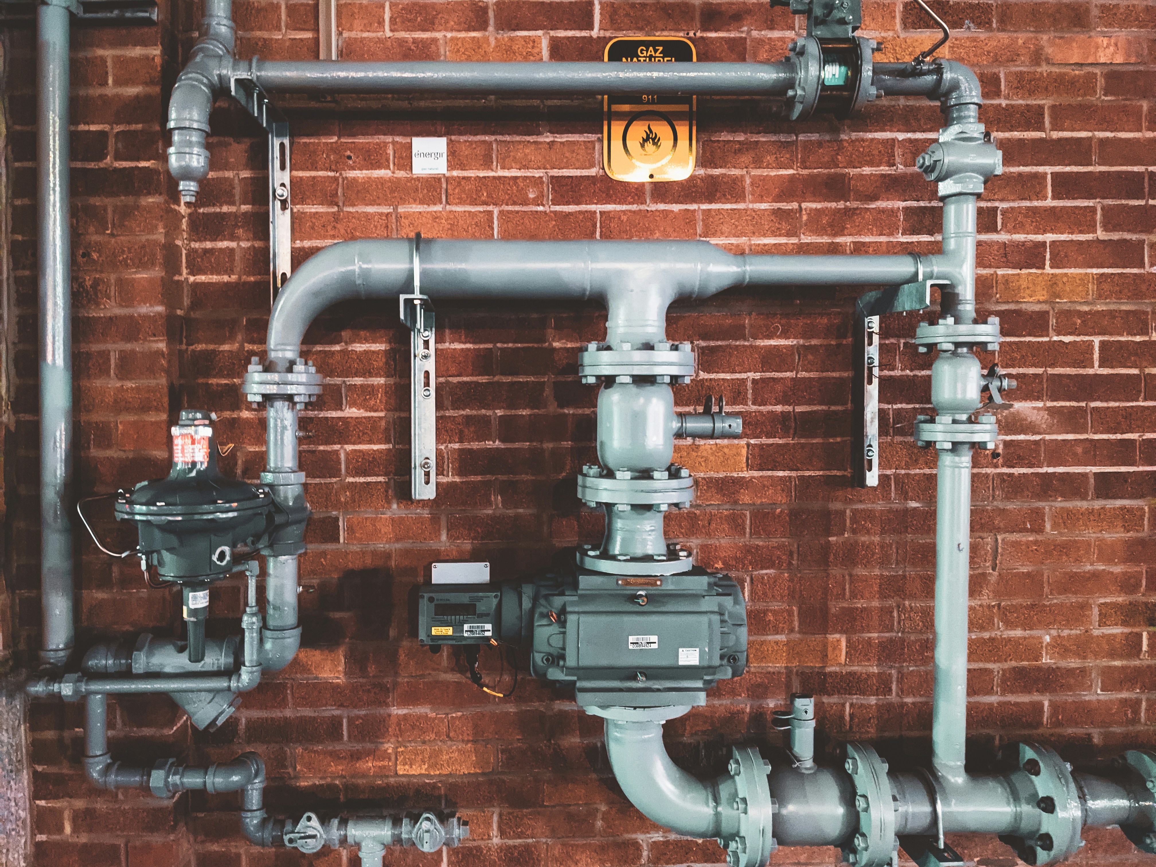 Water supply pipes and plumbing system — visual atmosphere